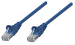 Intellinet Cat5e 0.5m Network Patch Cable Blue
