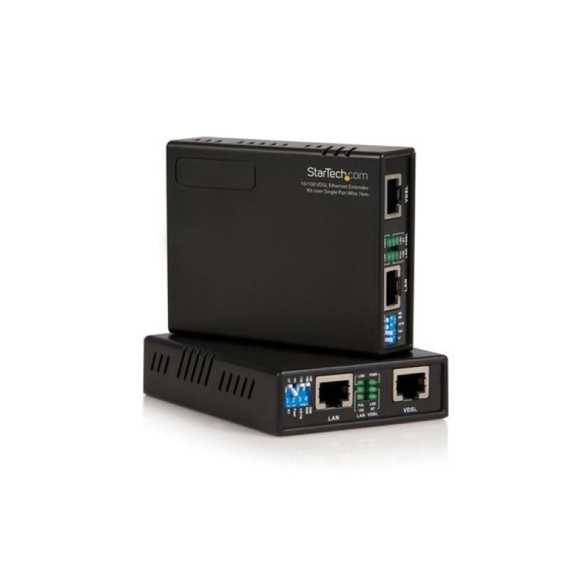 StarTech.com Ethernet Extender over Phone Line - 1km - VDSL Copper Ethernet Extender