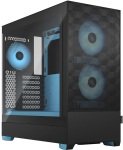 Fractal Pop Air RGB Cyan Core Mid Tower Tempered Glass PC Case