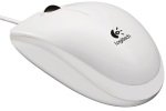 Logitech B100 White Optical Mouse For Business