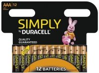 Duracell Simply Alkaline AAA Batteries (12 Pack)