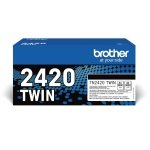Brother TN2420TWIN Black Toner Cartridge - 2 Pack