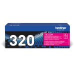 Brother TN-320M Magenta Toner Cartridge - 1,500 Pages