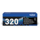 Brother TN-320BK Black Toner Cartridge - 2,500 Pages