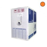 Cables Direct 305m Bulk Cat5e UTP Reel - Stranded Core - ORANGE
