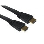 Xenta Flat HDMI 4K High Speed Black 1M Cable