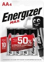 Energizer Max AA Batteries, 4 Pack