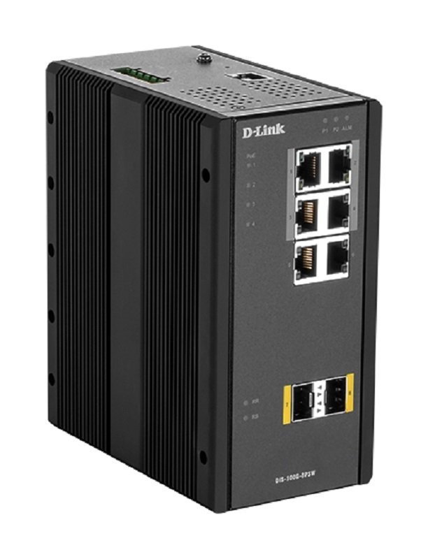 D-Link DIS 300G-8PSW - Switch - 6 Ports - Managed