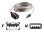 C2G, USB A Male to A Female Active Extension Cable 5m