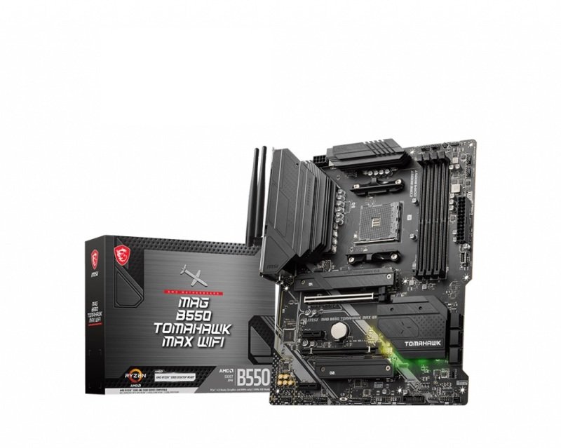 MSI AMD MAG B550 TOMAHAWK MAX WIFI AM4 DDR4 ATX Gaming Motherboard