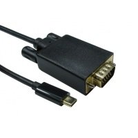 Xenta USB C to VGA 1080P @ 60HZ (Black) 1M