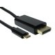 Xenta USB C to DisplayPort 4K @ 60HZ (Black) 1M