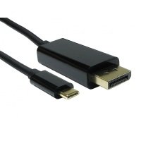 Xenta USB C to DisplayPort 4K @ 60HZ (Black) 3M