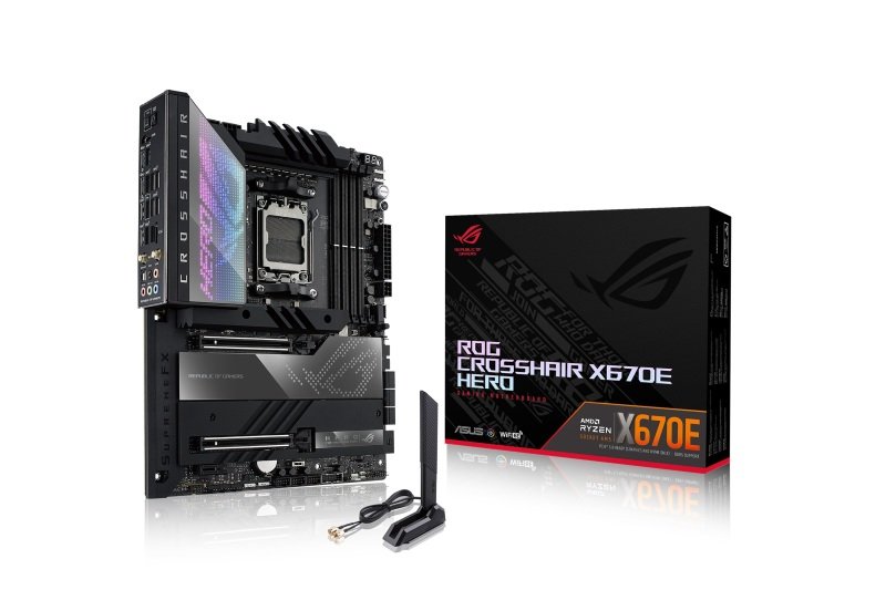 ASUS AMD ROG CROSSHAIR X670E HERO AM5 DDR5 ATX Gaming Motherboard