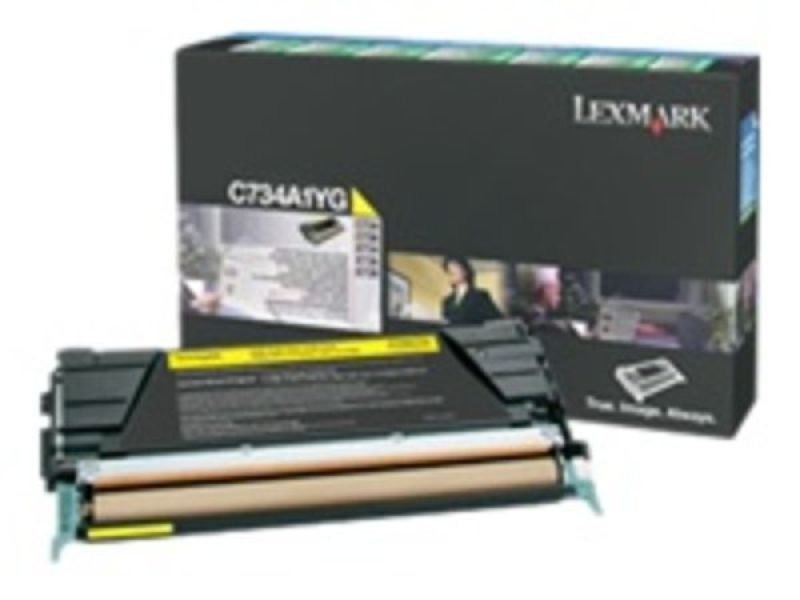 Lexmark C736H1YG Yellow Toner Cartridge