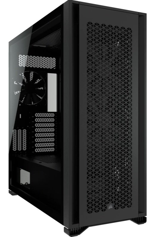 EXDISPLAY 7000D AIRFLOW Tempered Glass Full Tower Gaming Case Black