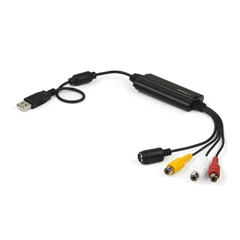 Startech USB Video Capture Adapter Cable - S-Video/Composite to USB 2.0 SD Video Capture Device Cabl