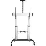 StarTech.com Mobile TV Stand - Heavy Duty TV Cart for 60-100" Display