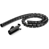 StarTech.com 2.5 m (8.2 ft.) Cable-Management Sleeve - Black