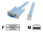 StarTech.com Cisco console router cable - RJ45 (m) - DB9 (f) - 6 ft