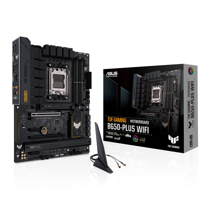 ASUS AMD TUF GAMING B650-PLUS WIFI AM5 DDR5 ATX Gaming Motherboard