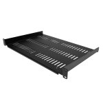 StarTech.com 1U Vented Server Rack Cabinet Shelf - Fixed 12" Deep Cantilever Rackmount Tray