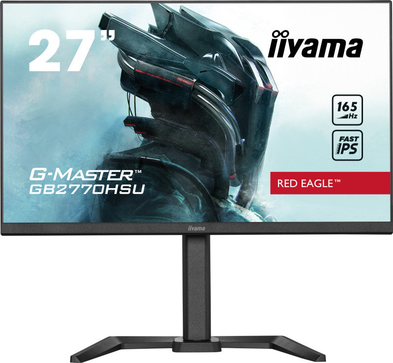 iiyama G-Master Red Eagle GB2770HSU-B5 27 Inch Full HD Height Adjustable Gaming Monitor