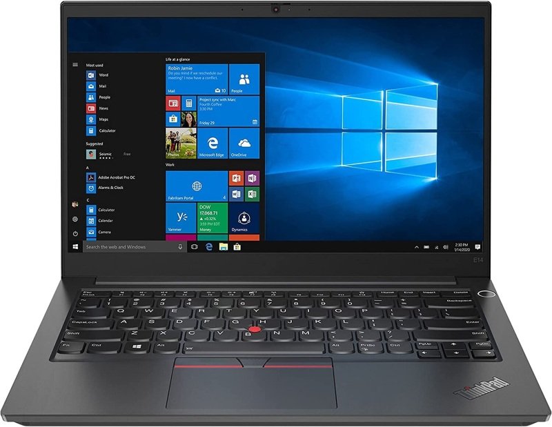 Lenovo ThinkPad E14 Gen 4 Laptop, AMD Ryzen 5 5625U, 8GB DDR4, 256GB NVMe SSD, 14" Full HD IPS,