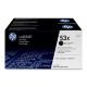 HP 53X Black Dual Pack Toner Cartridge - Q7553XD