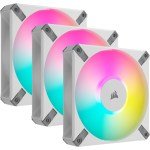 CORSAIR iCUE AF120 RGB ELITE 120mm PC Case Fan - White Triple Pack