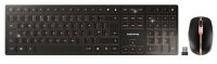 CHERRY DW 9100 SLIM, Wireless Keyboard and Mouse Set, Black