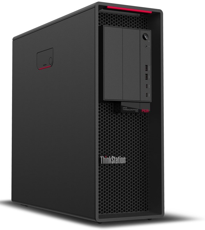 Lenovo ThinkStation P620 Workstation Desktop, AMD Ryzen Threadripper PRO 5965WX, 64GB RAM, 1TB NVMe 