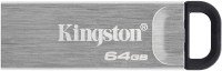 Kingston DataTraveler Kyson 64GB USB Flash Drive - with Stylish Capless Metal Case