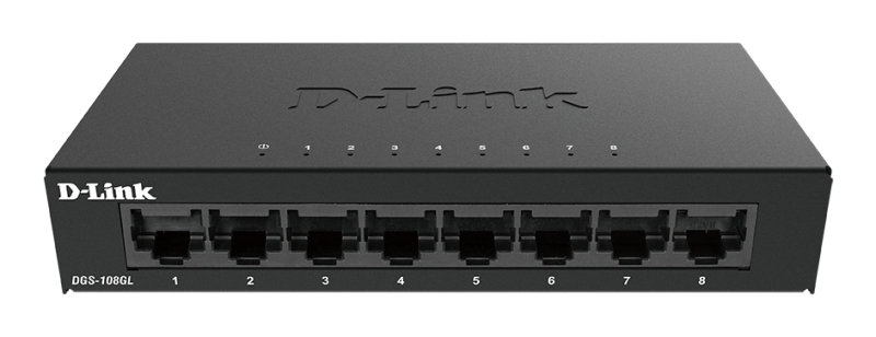 D-Link DGS-108GL 8 Port Unmanaged Gigabit Switch