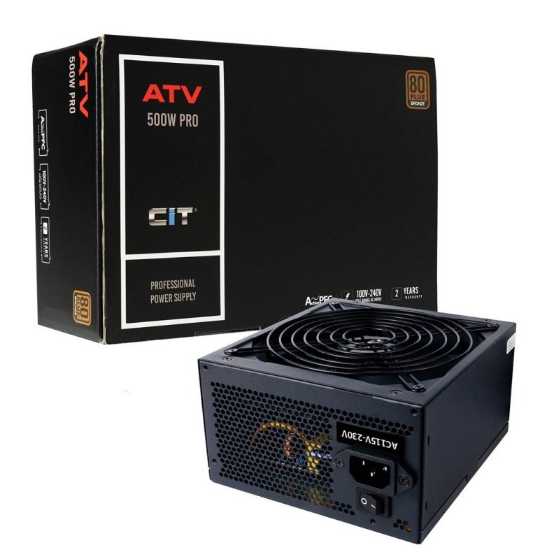 CiT ATV Pro 500w ATX Power Supply Unit