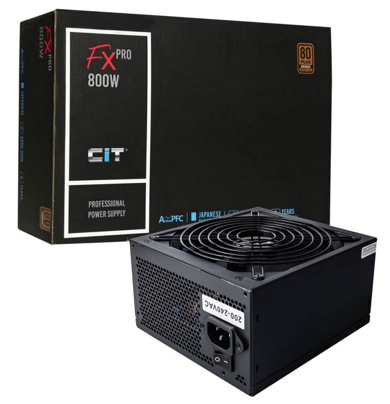 CiT FX Pro 800w ATX Power Supply Unit
