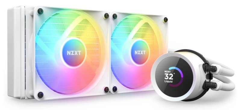 NZXT Kraken 240 RGB White All In One 240mm Intel/AMD CPU Water Cooler