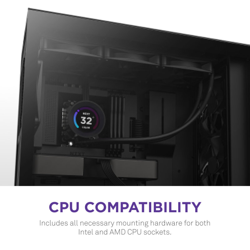 NZXT Kraken Elite 360 360mm AIO Liquid CPU Cooler - Black | Ebuyer.com