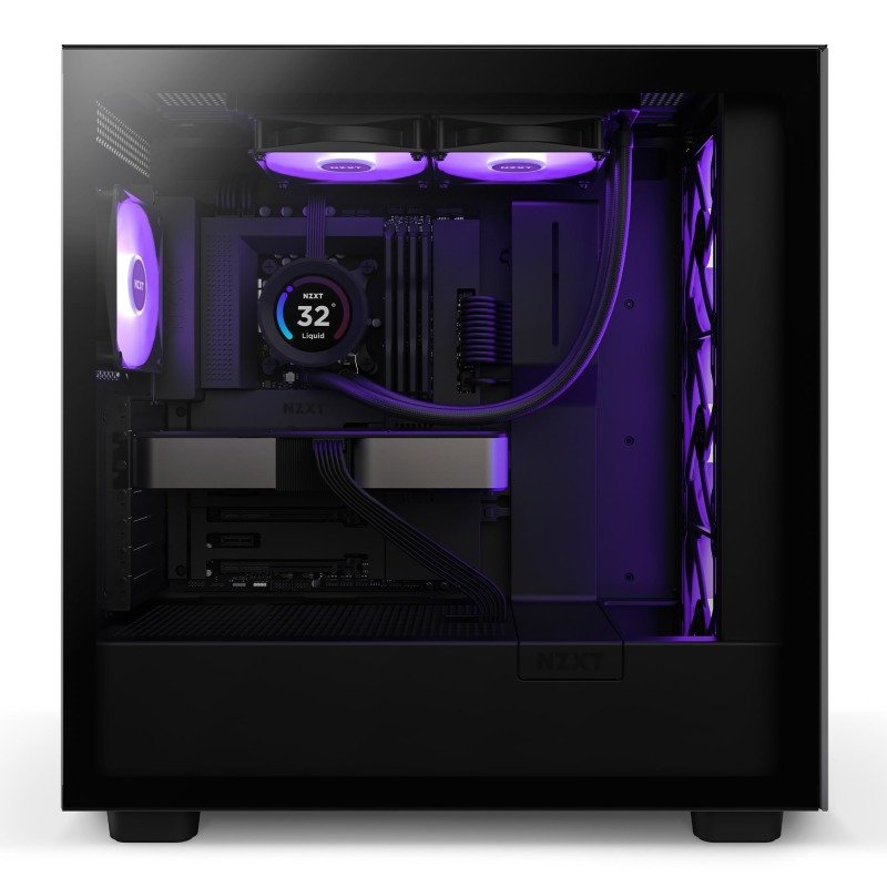 NZXT Kraken 240mm Black with RGB fans | Ebuyer.com