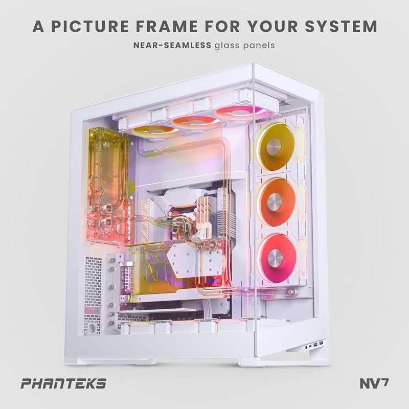 Phanteks NV7 D-RGB with Front and Side Glass Panels Full Tower Case ...
