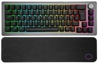 EXDISPLAY Cooler Master CK721 Wireless RGB Mechanical 65% Keyboard with Bluetooth - Red Switch Space Grey