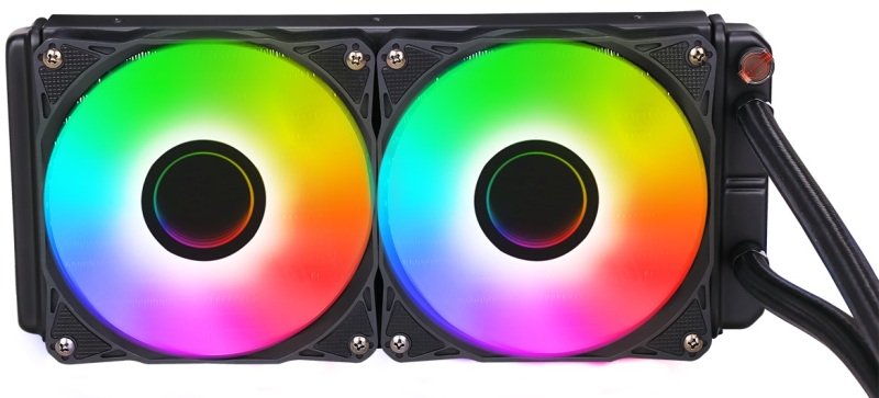 CiT Pro Glacier 240mm RGB AIO Liquid CPU Cooler - Black | Ebuyer.com