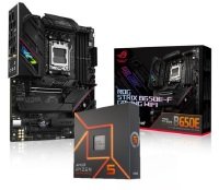 ASUS AMD ROG STRIX B650E-F GAMING WIFI AM5 ATX Motherboard + AMD Ryzen 5 7600X AM5 Processor Bundle