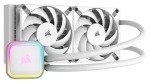 CORSAIR H100i RGB ELITE Liquid CPU Cooler - White