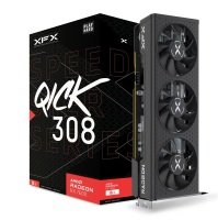 XFX AMD Radeon RX 7600 Speedster QICK 308 Black Graphics Card for Gaming - 8GB