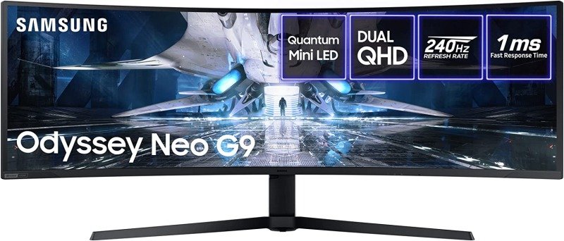 Samsung's new Odyssey Neo G9 packs two 4K displays into one monitor