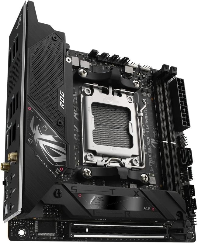 ASUS AMD ROG STRIX B650E-I GAMING WIFI ITX AM5 DDR5 Gaming Motherboard ...