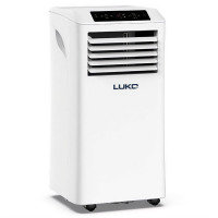 Luko Portable Air Conditioner 5000BTU 3 in 1 Air Conditioning, Air Cooler, Dehumidifier with Fan Function, Remote Control, 24 Hour Timer & Window Venting Kit