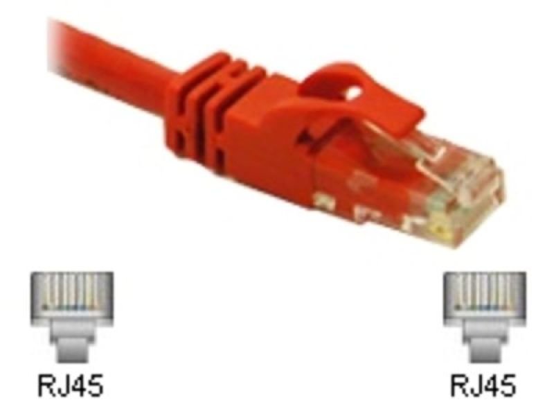C2G, Cat6 Snagless CrossOver UTP Patch Cable Red, 3m