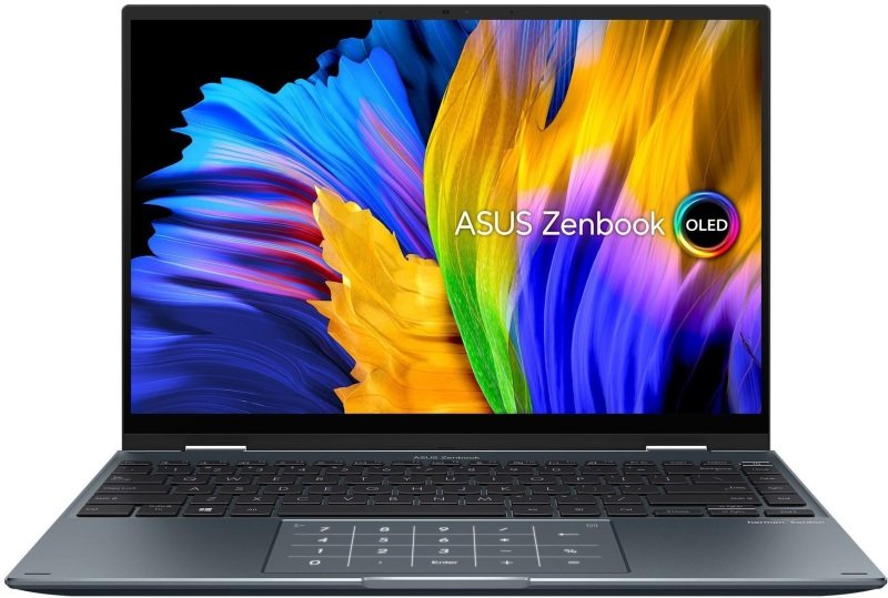 ASUS Zenbook 14 OLED UP5401ZA Laptop, Intel Core i5-12500H 2.5GHz, 16GB DDR5, 512GB NVMe SSD, 14&quo